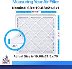 Filter King 19.88x21.5x1 Air Filter | 4-PACK | MERV 8 HVAC Pleated A/C Furnace - Image 2