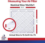 Filter King 16x32x1 Air Filter | 4-PACK | MERV 11 HVAC Pleated A/C Furnace - Image 2