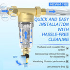 GFC40 Garden Hose Filter with 3/4" GHT Connector, 40 & 100 & 200 Micron - Image 5