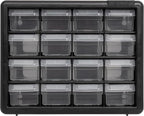 Akro-Mils 16-Drawer Plastic Storage Cabinet | 10-1/2 x 6-1/2 x 8-1/2 Inch | - Image 16