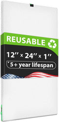 Reair 12x24x1 Air filter, Washable and Reusable Air Filter 12x24x1 by Reair