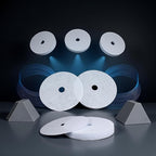 4 Pcs White Cloth Dryer Exhaust Filter, - Image 2