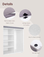 DINZI LVJ Shoe Storage Bench