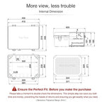 QILIPSU Waterproof Junction Box IP67 Outdoor Plastic Electrical Project - Image 6