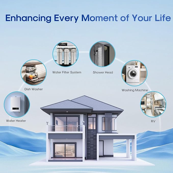 ICEPURE 2.5" x 10" Whole House CTO Activated Carbon Water Filter Combo Kit - Image 8