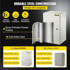 VEVOR NEMA Steel Enclosure, IP66 Waterproof & Dustproof, Outdoor/Indoor - Image 3