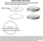 2 Pcs Filter with 3 Pcs Silicone Gasket Seals - Image 3