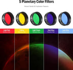 Astromania 1.25-Inch Telescope Eyepiece Filter Set, Variable Grey Polarizing - Image 2