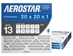 Aerostar 20x20x1 MERV 13 Air Filter, ACTUAL SIZE, Air Conditioning & Furnace by AirFiltersDelivered