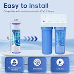 10" x 2.5" Pleated Sediment Water Filter Cartridge Replacement Any 10 inch RO - Image 7