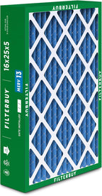 Filterbuy 16x25x5 Air Filter MERV 13 Optimal Smoke & Allergy Defense, Pleated - Image 9