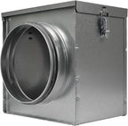 Repa Market 6" Duct Air Filter Box – Galvanized Steel Inline Dryer Filter by RepaMarket