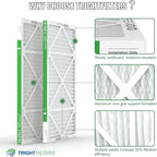 14x25x1 Air Filter 4 Pack, MERV 8 Pleated Dust Defense Air Filters Replacement - Image 4
