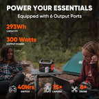 Jackery Portable Power Station Explorer 300, 293Wh Backup Lithium Battery - Image 4