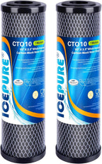 ICEPURE 1 Micron 2.5" x 10" Whole House CTO Carbon Sediment Water Filter by ICEPURE