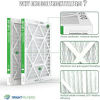 18x18x1 Air Filter 4 Pack, Durable MERV 8 Pleated Home HVAC AC Furnace Filters - Image 3