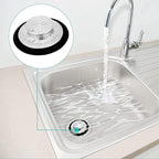 Kitchen Sink Stopper, Odorless Sink Plug Cover, Stainless Steel Garbage - Image 4