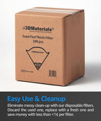 SuperFilter 100 pcs, Disposable Filter, 3D Printer Resin and Paint Strainer - Image 7