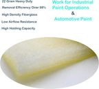 wioboy Paint Booth Exhaust Filter Roll, 22 Gram Heavy Duty Fiberglass Paint - Image 2