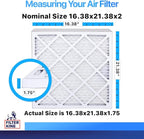 Filter King 16.38x21.38x2 Air Filter | 4-PACK | MERV 8 HVAC Pleated A/C Furnace - Image 2