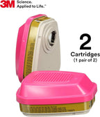 3M P100 Respirator Cartridge/Filter 60926, 1 Pair, Helps Protect Against - Image 3
