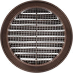 Brown 4" Inch Round Ventilation Grille - Image 2
