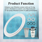 2Pcs Diaphragm Gasket, Fits Hayward Perflex DECX5000G, EC50AC Series Extended - Image 4