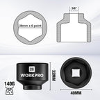 WORKPRO 28mm Oil Filter Socket Wrench, Oil Filter Removal Tool, Oil Filter - Image 2