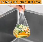 400 Pack Disposable Sink Strainer Bags – Ultra-Fine Elastic Mesh Food Catcher - Image 7