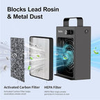 Solder Fume Extractor with HEPA and Carbon Filter - Image 2