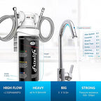 Frizzlife Under Sink Water Filter System-NSF/ANSI 53&42 Certified High Capacity - Image 5