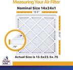 Filter King 14x24x1 Air Filter | 6-PACK | MERV 13 | HVAC Pleated AC Furnace - Image 2