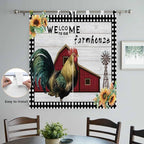 Farmhouse Rooster Living Room Curtains 84 Inch Length, Window Curtains Tab Top - Image 4