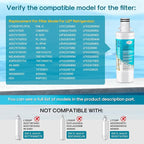 ICEPURE Alkaline LT1000PC Refrigerator Water Filter and Air Filter Replacement - Image 2
