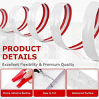 Flexible Wall Corner Protector Moulding Trim Peel and Stick Wall Corner Guards