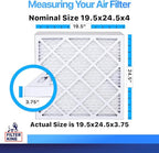 Filter King 19.5x24.5x4 Air Filter | 4-PACK | MERV 8 HVAC Pleated A/C Furnace - Image 2