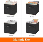 Lifewit 16 Packs Storage Cubes, 11 Inch Cube Storage Bins, Foldable Decorative