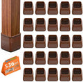 BAIPOK 36Pcs Square Chair Leg Floor Protectors
