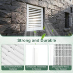 2-Pack Paintable Gable Vents - Image 3