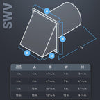 FAMCO Galvanized Steel Hooded Wall Vent - Image 7