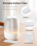 Pawfly 80 Pcs Humidifier Sticks, 4 Inch Mini Humidifier Filter Replacement Wicks - Image 3
