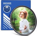 NEEWER 49mm Black Diffusion 1/4 Filter Dreamy Soft Cinematic Effect Filter by Neewer