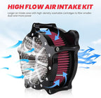 Twin Cam Air Filter Cleaner Intake Filter Compatibel - Image 4