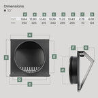 Vent Systems 10" Inch Supply Vent Cover - Image 6