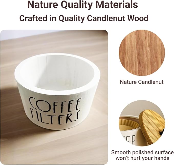 Wooden Coffee Filter Holder - Image 3