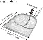 Leaking Soil Shovel Filter Stainless Steel Sieve 4mm/6mm/8mm/12mm Mesh Sifting - Image 6