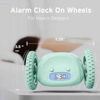 CLOCKY Extra Loud Alarm Clock for Heavy Sleepers on Wheels Rolls Runs Away