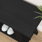 LVB Black Bench, Modern Storage Bench