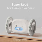 CLOCKY Extra Loud Alarm Clock for Heavy Sleepers on Wheels Rolls Runs Away