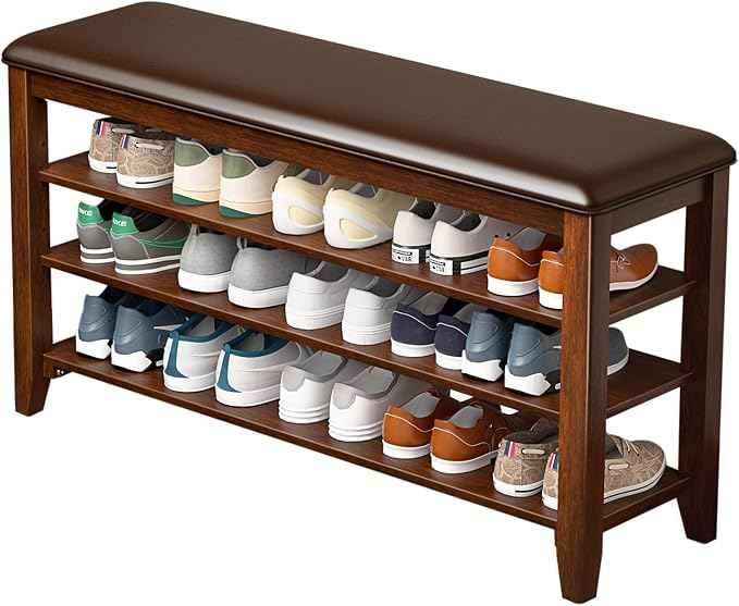Shoe Rack Bench Entryway Storage